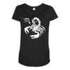 scorpio zodiac Maternity Scoop Neck T-shirt
