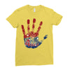 july 4 Ladies Fitted T-Shirt