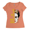 ask me about my feminist agenda frida kahlo Women's Triblend Scoop T-shirt