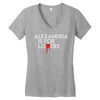 alexandria is for lovers Women's V-Neck T-Shirt