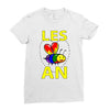 gay pride parade lgbt lesbian gay bi trans queer pan light Ladies Fitted T-Shirt