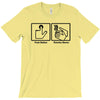 push button receive bacon t shirt funny awesome nerdy geeky humor tee T-Shirt