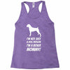 not just a dog person i'm a boxer mommy! Racerback Tank