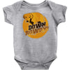 down rowdy the dog Baby Onesie