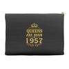 queens are born in 1957 Accessory Pouches