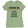 December Girl Ladies Fitted T-Shirt
