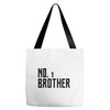 number one brother Tote Bags