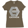cannon films classic retro movie studio Ladies Fitted T-Shirt