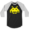 uomo 4 space invaders anni80 vintage videogames 3/4 Sleeve Shirt