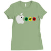 apple mac man Ladies Fitted T-Shirt