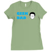 geek dad Ladies Fitted T-Shirt