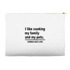 i like cooking Accessory Pouches