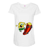skaters_1 Maternity Scoop Neck T-shirt