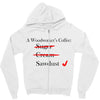 a woodworker's Zipper Hoodie