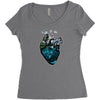 nature heart Women's Triblend Scoop T-shirt