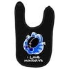 i love mondays Baby Bibs