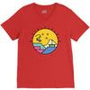 Sun Skate V-Neck Tee