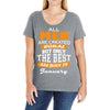 all men are created equal but only the best are born in january Ladies Curvy T-Shirt