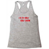 my best round is the 19th hole funny golf drinking Racerback Tank