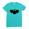 black bad Ladies Fitted T-Shirt