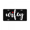 Wifey License Plate