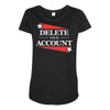 delete your account Maternity Scoop Neck T-shirt
