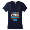 mommy, you're fired grandma's Women's V-Neck T-Shirt