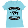 Premium Vintage  1977 Ladies Fitted T-Shirt