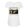 Salvador Dali The Persistence Of Memory Maternity Scoop Neck T-shirt