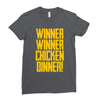 Winner Winner Chicken Dinner Ladies Fitted T-Shirt