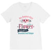 An August Girl Like A Flowers V-Neck Tee
