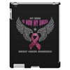 my hero is now my angel breast cancer awareness iPad 3 and 4 Case