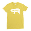 pig sausages funny Ladies Fitted T-Shirt