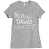 you and whose army Ladies Fitted T-Shirt