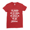blk power Ladies Fitted T-Shirt