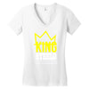 capital steez king steelo Women's V-Neck T-Shirt