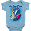 Surfing Time Baby Onesie