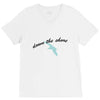 down the shore hooded V-Neck Tee