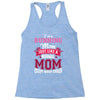 running mom white Racerback Tank