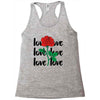 Love Rose Racerback Tank