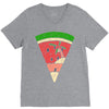 watermelon and beach V-Neck Tee