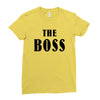 The Boss - The Real Boss Ladies Fitted T-Shirt