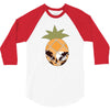 Tropical Pineapple 3/4 Sleeve Shirt