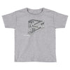 some game involving falling blocks in the style of m.c. escher Toddler T-shirt