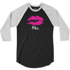 Mrs with heart dot (Mr and Mrs set) 3/4 Sleeve Shirt