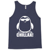 penguin chillax funny new Tank Top