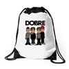 dobre twins dobre brother Drawstring Bags