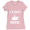 mens feast mode Ladies Fitted T-Shirt