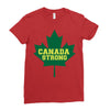 canada strong Ladies Fitted T-Shirt