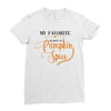 my favorite season is pumpkin spice Ladies Fitted T-Shirt